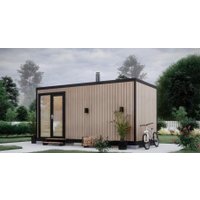 Русская баня Модуль Хаус Каркасная модульная Loft 15