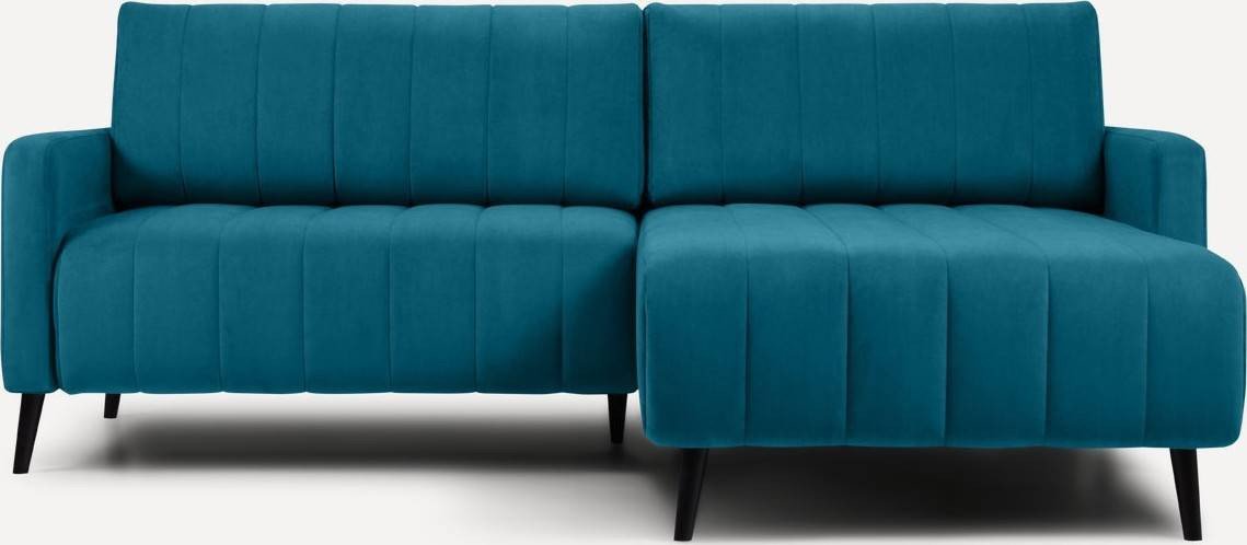 

Угловой диван Divan Маркфул Velvet Ocean 134899 (синий)