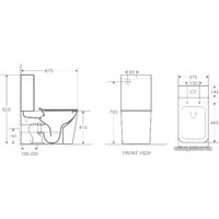 Унитаз напольный WeltWasser Gelbach 001 GL-WT (белый глянец)