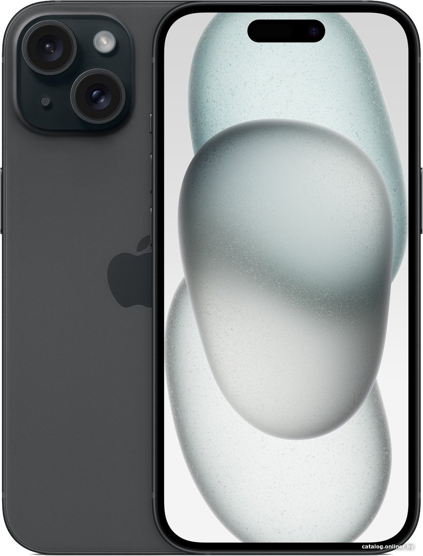 Телефон Apple iPhone 15 eSIM 128GB (черный)