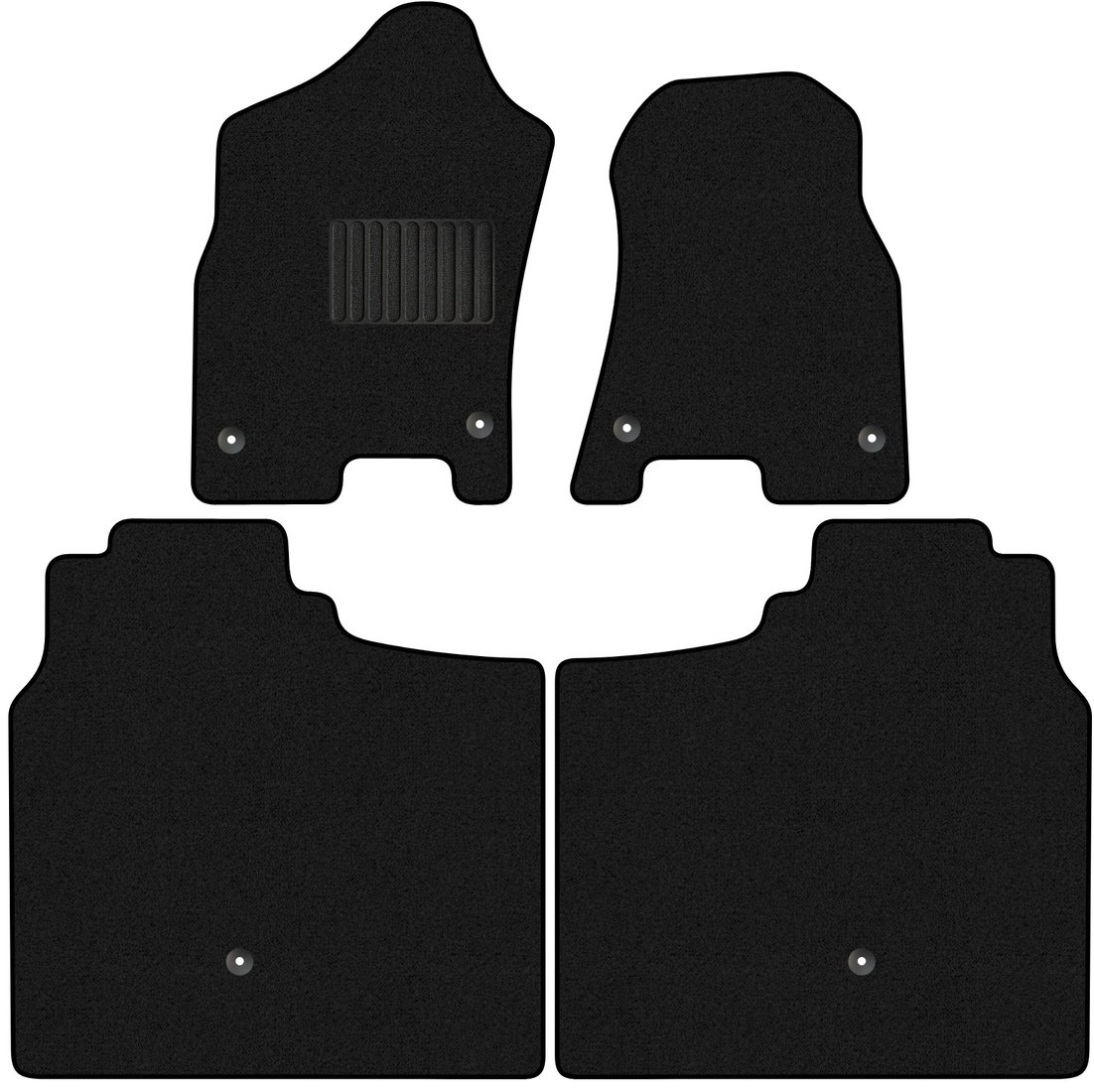 

Комплект ковриков для авто Alicosta Dodge Ram V (пикап / 1500 Crew Cab) 2018 - Н.В. (ворс)