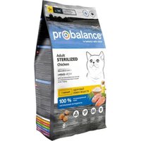 Сухой корм для кошек Probalance Sterilized с курицей 8 кг