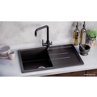 Кухонная мойка Ulgran U-507 (ультра-черный)