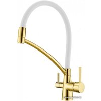 Смеситель Paulmark Siegen Si213111-Gw (золото/белый)