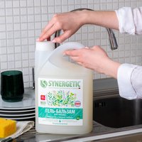 Средство для мытья посуды Synergetic биоразлагаемое Эвкалипт и горный чабрец 3.5 л