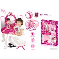 Туалетный столик игрушечный Pituso Трюмо маленькой модницы с пуфиком HWA238131