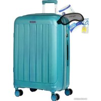 Чемодан-спиннер Mironpan 11197-2 75 см (бирюзовый)