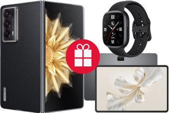 HONOR Magic V2 16GB/512GB международная версия + HONOR Pad 9 + HONOR Watch 4 (черный кожаный)