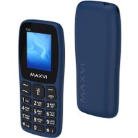 Кнопочный телефон Maxvi C45 (синий) в Гродно