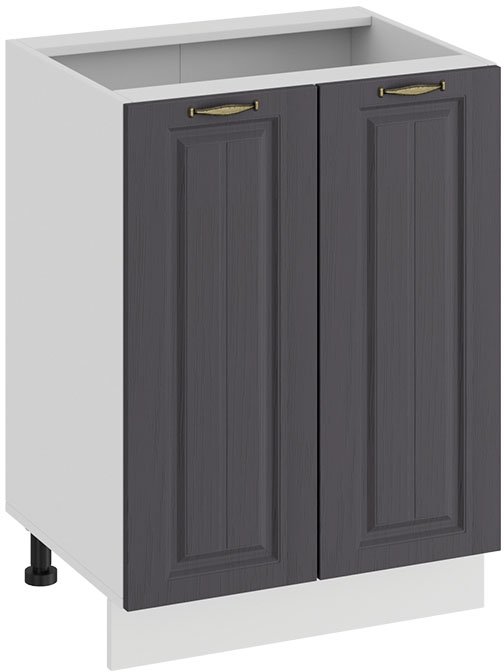 

Шкаф напольный Трия Лина 1Н6 (белый/графит)