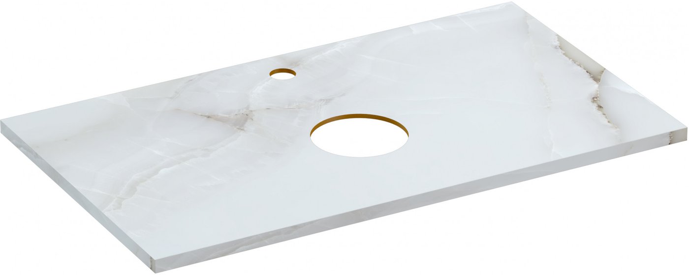 Cersanit Столешница Stone Aura 63854 (светло-серый сатиновый)