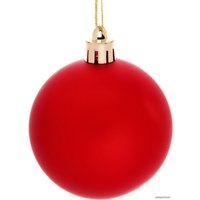 Елочная игрушка Серпантин Матовый шар 6 см 6 шт (микс цветов) 183-891