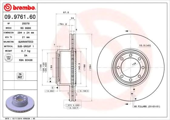 

Brembo 09976160