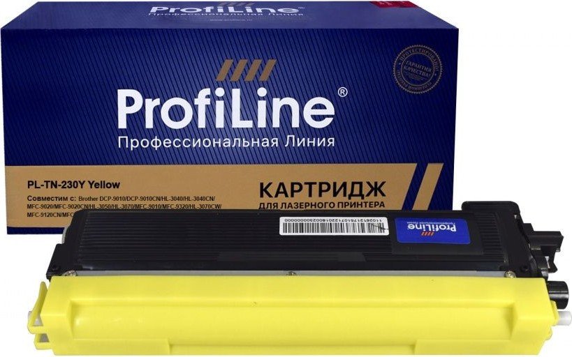 

Картридж ProfiLine PL-TN-230Y-Y (аналог Brother TN-230Y)