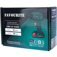 Ручная воздуходувка Favourite OBS 21 VCB2 (с 2-мя АКБ)