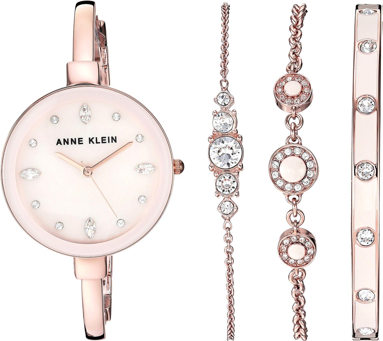 

Наручные часы с украшением Anne Klein 3352PKST