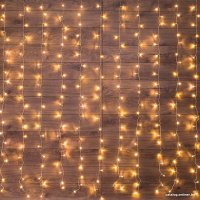 Новогодняя гирлянда Neon-Night Светодиодный Дождь 1.5х1.5 м 235-016 (теплый белый)