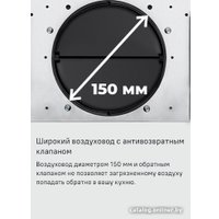 Кухонная вытяжка MAUNFELD Wind 60 (белый)