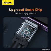 Кабель Baseus CoolPlay Series Fast Charging Data Cable 2.4A USB Type-A - Lightning (2 м, белый)