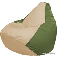Кресло-мешок Flagman Груша Макси Г2.1-144 (оливковый/бежевый)