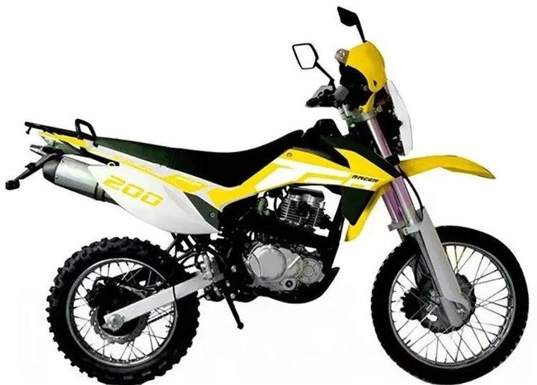Мотоцикл Racer Enduro RC200GY-C2 (желтый)