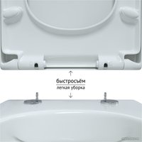 Унитаз подвесной Bocchi V-Tondo Rimless (белый) 1417-001-0129+A0374-001