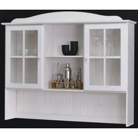 Шкаф-витрина Диприз Lena Д.73012.2 (белый воск)