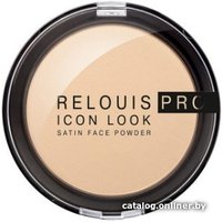 Компактная пудра Relouis Pro Icon Look Satin Face Powder (тон 01)