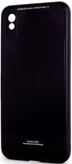 

Чехол для телефона Case Glassy для Xiaomi Redmi 9A (черный)