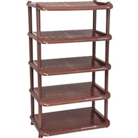 Полка для обуви Полимербыт Комфорт 4392502 (коричневый)