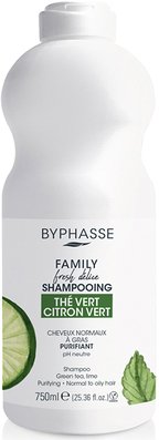 

Шампунь Byphasse Family Fresh Delice для волос, склонных к жирности 750 мл