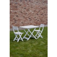 Набор садовой мебели Ipae Progarden Camping SET018BI (белый)