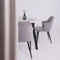 Кухонный стол Lepremo AV 1209/1 МДФ раздвижной 1200-1600x800 (Азул Оникс/черный)