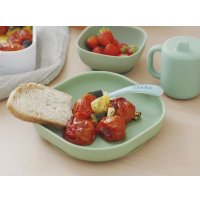 Тарелка для кормления Beaba Assiette Silicone 913551 (S Green)