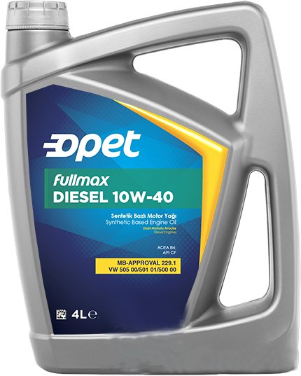 

Моторное масло Opet Fullmax Diesel 10W40 4л