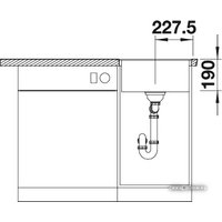 Кухонная мойка Blanco Dalago 45-F (кофе) [517171]