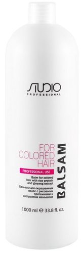 Бальзам Kapous Professional Studio с рисовыми протеинами и экстрактом женьшеня 1 л