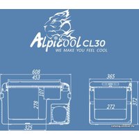 Компрессорный автохолодильник Alpicool CL30