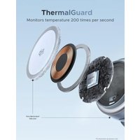 Беспроводное зарядное Ugreen W713 65300 (голубой)