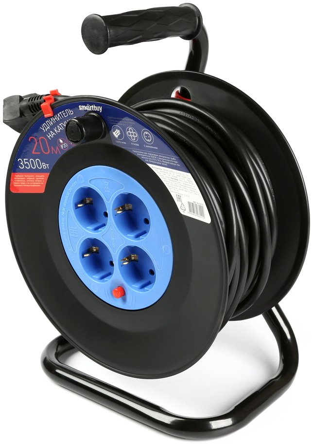 

Удлинитель на катушке SmartBuy SBE-16-4-20-Z