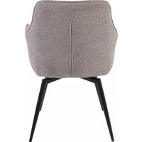 Стул с подлокотниками Signal Servio Brego 34 (бежевый/черный)