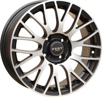 

Литые диски Proma GT 16x6.5" 5x108мм DIA 63.4мм ET 50мм Алмаз матовый/Черный матовый