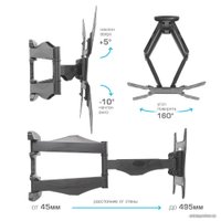 Кронштейн для телевизора Arm Media COBRA-45