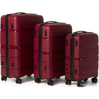 Чемодан-спиннер Pride PP9802 (S, бургунди)