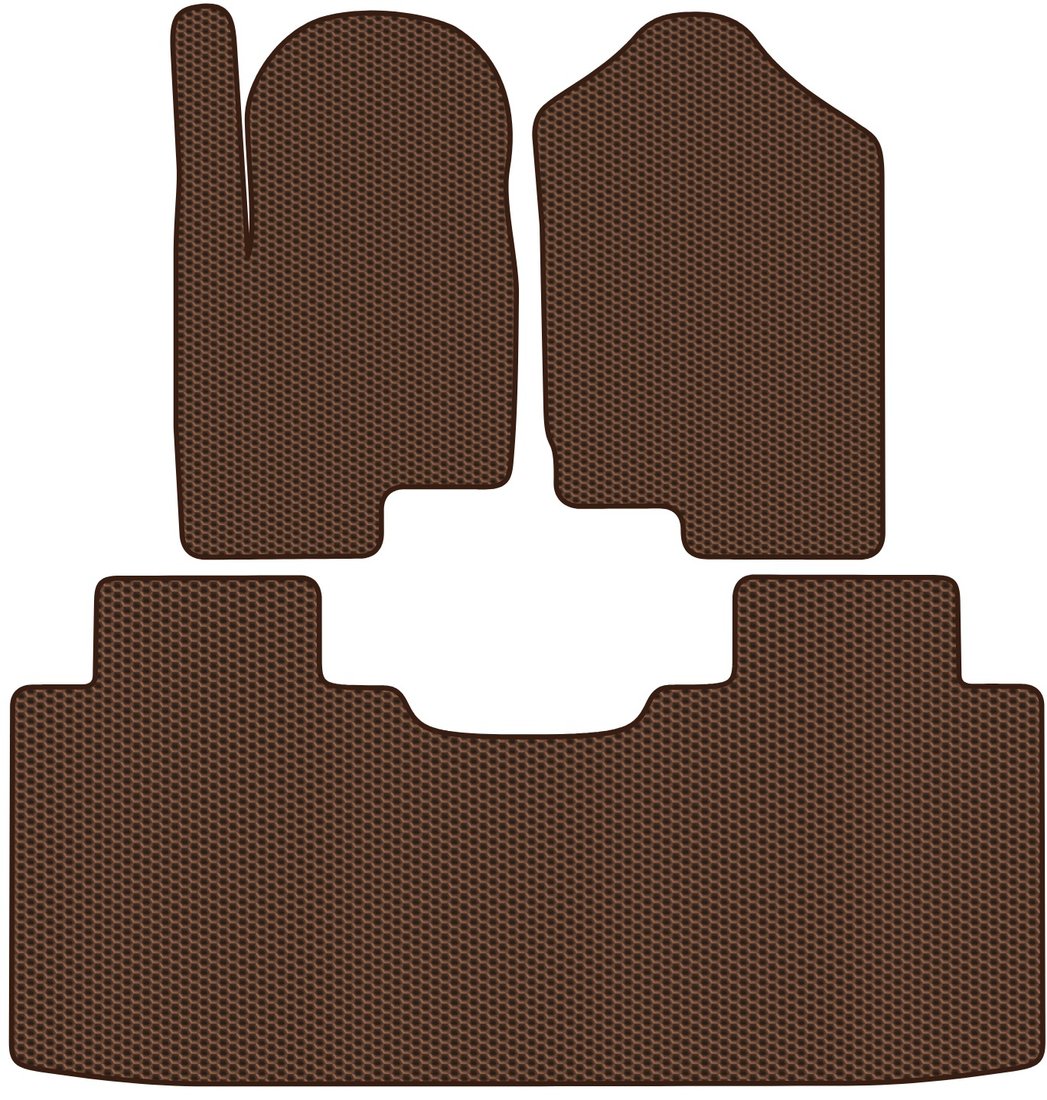 

Комплект ковриков для авто Alicosta Foton Mars 9 I (пикап) 2023 - Н.В. задний цельный (коричневый, сота)