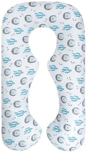 Подушка для беременных Fun Ecotex Ежики 150x90 18024 (голубой)