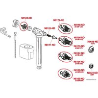 Комплект арматуры Alcadrain A160-1/2"
