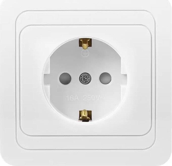 Розетка SmartBuy Марс SBE-02w-16-S1-1Z