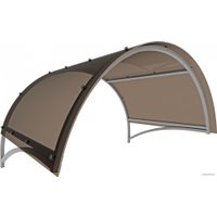 Козырек Импласт Арка 1500x1000 Тонированный (с сотовым поликарбонатом 6мм) в Барановичах