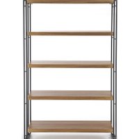 Стеллаж Halmar Bolivar Reg-2 (дуб золотой/черный)